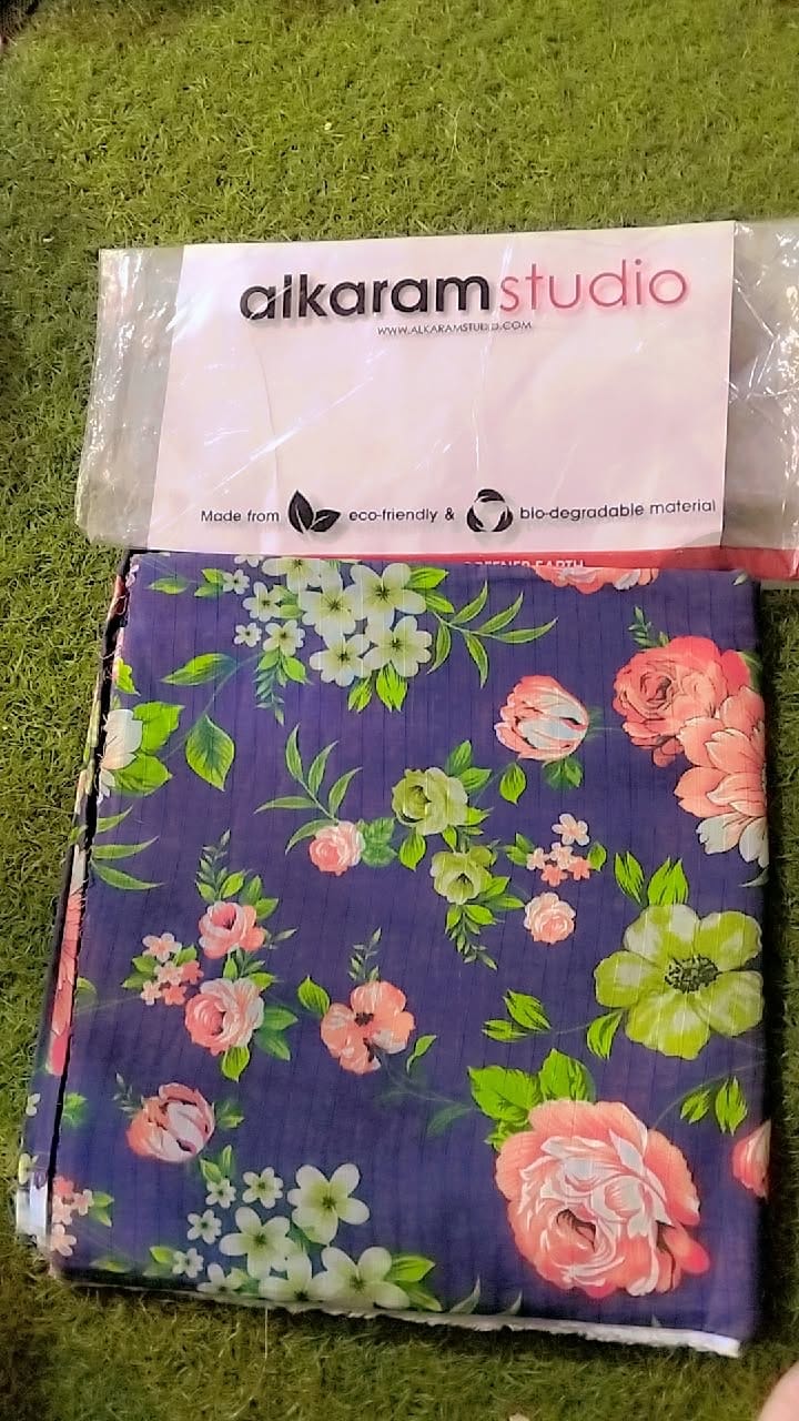 Premium 2-Piece Unstitched Printed Bena Dora Lawn Suit Collection