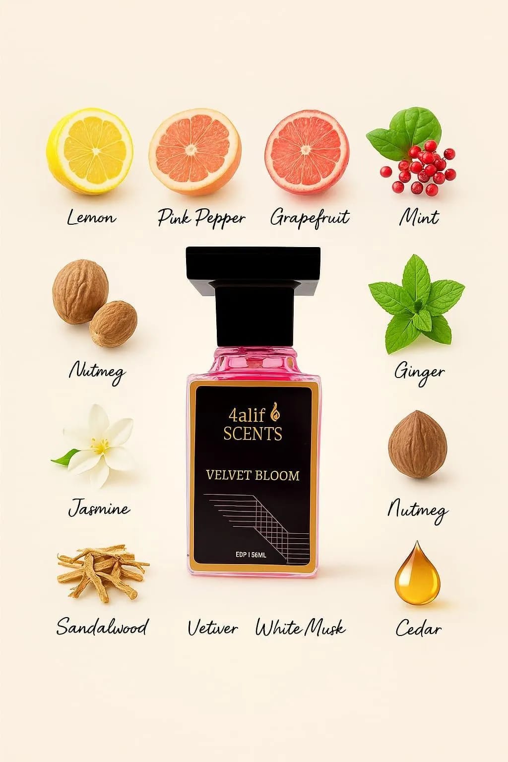 PERFUME-PINK ALLURE-4ALIF SCENTS